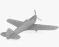 Curtiss P-40 Warhawk 3d model