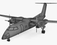 De Havilland Canada DHC-8-100 Modello 3D