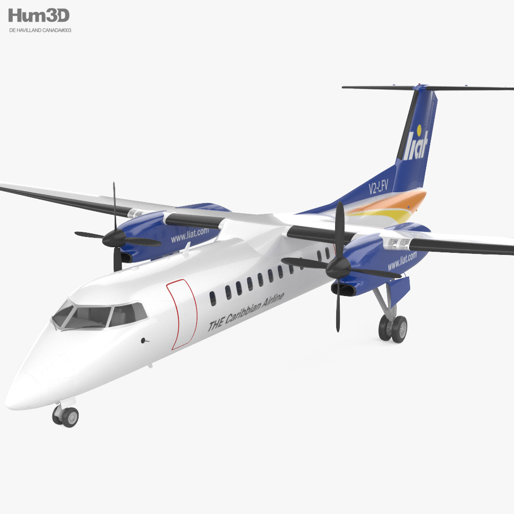 De Havilland Canada DHC-8-300 3D model