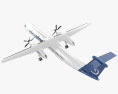 De Havilland Canada DHC 8-400 Modello 3D