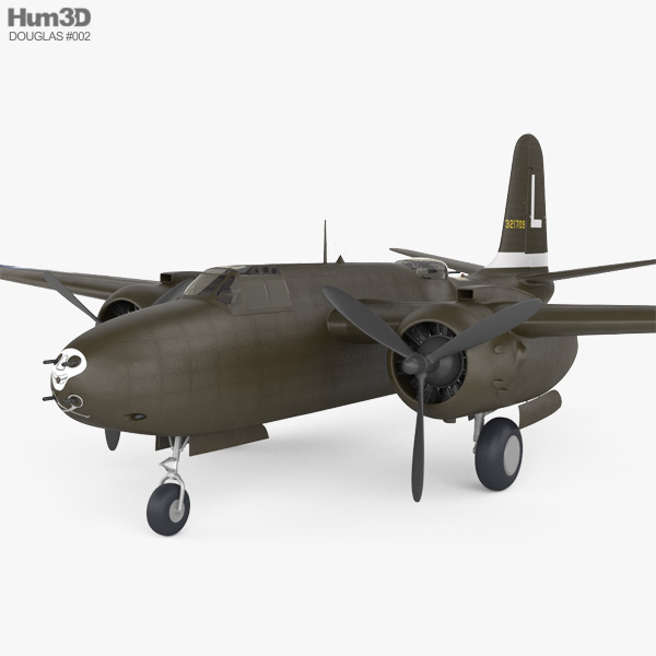Douglas A-20 Havoc 3D model
