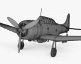 SBD 돈틀리스 급강하 폭격기 3D 모델 