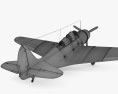 TBD-1蹂躪者式魚雷轟炸機 3D模型