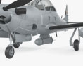 A-29超級巨嘴鳥攻擊機 3D模型