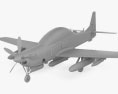 A-29超級巨嘴鳥攻擊機 3D模型