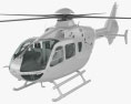 Eurocopter EC135 with HQ interior 3d model