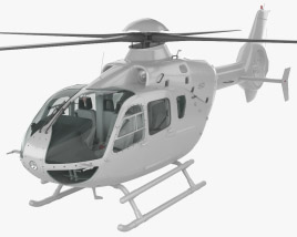 Eurocopter EC135 avec Intérieur Modèle 3D
