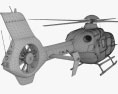 Eurocopter EC135 인테리어 가 있는 3D 모델 