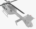 Eurocopter EC135 з детальним інтер'єром 3D модель