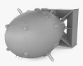 Fat Man Bomba atômica Modelo 3d