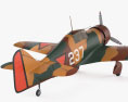 福克D-XXI戰鬥機 3D模型