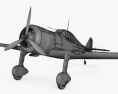 福克D-XXI戰鬥機 3D模型
