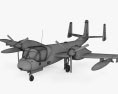 Grumman OV-1 Mohawk Modello 3D