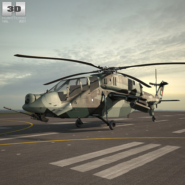 HAL Light Combat Helicopter 3D model