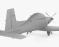 Beechcraft T-6A Texan II with HQ interior 3D модель