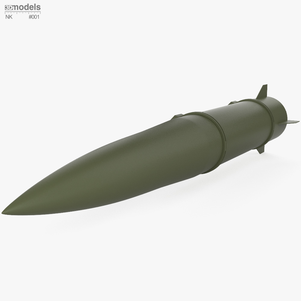 KN-23 Hwasong-11Ga Ballistic Missile Modèle 3D