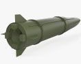 KN-23 Hwasong-11Ga Ballistic Missile Modello 3D vista posteriore