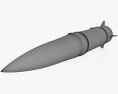 KN-23 Hwasong-11Ga Ballistic Missile 3D 모델  wire render