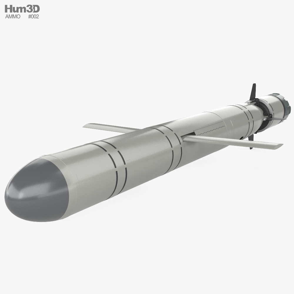 Kalibr missile 3D-Modell