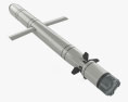 Kalibr missile Modello 3D vista dall'alto