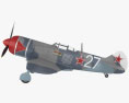 Lavochkin La-7 Modello 3D