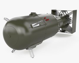 Little Boy nuclear bomb 3D model