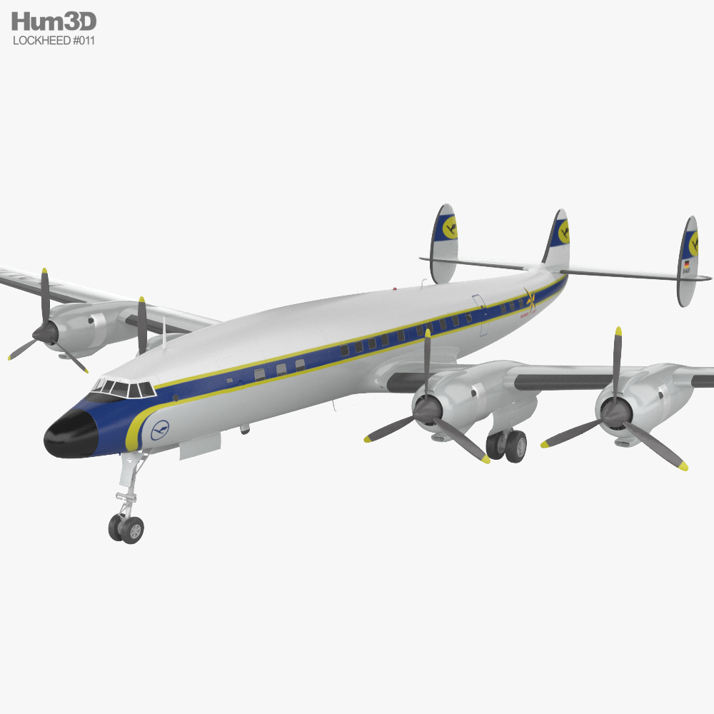 Lockheed L-1649 Starliner 3D model