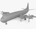 Lockheed L-188 Electra Modello 3D