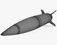 Lockheed Martin MGM-140 ATACMS 3d model wire render