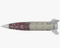 Lockheed Martin MGM-140 ATACMS 3D-Modell Seitenansicht