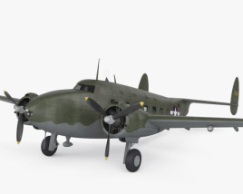 3D model of Lockheed Model 18 Lodestar