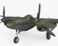 P-38閃電式戰鬥機 3D模型