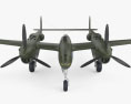 Lockheed P-38 Lightning 3D-Modell