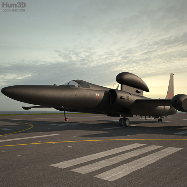 Lockheed U-2S 3D model