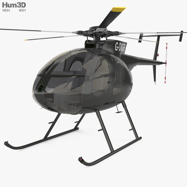 MD Helicopters MD 500 3D model