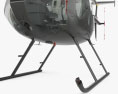 MD Helicopters MD 500 with Cockpit HQ interior 3D 모델 