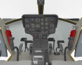 MD Helicopters MD 500 with Cockpit HQ interior Modello 3D