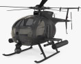 MH-6 リトルバード 3Dモデル