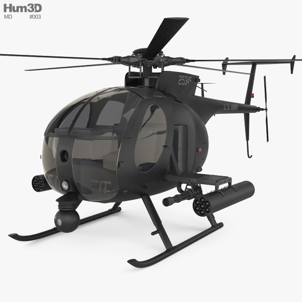 MD Helicopters MH-6 Little Bird 3D model