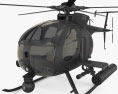MH-6 リトルバード 3Dモデル