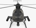 MH-6 리틀 버드 3D 모델 