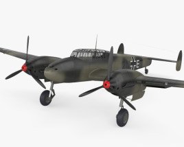 Messerschmitt Bf 110 3D model