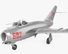 Mikoyan-Gurevich MiG-17 3D model