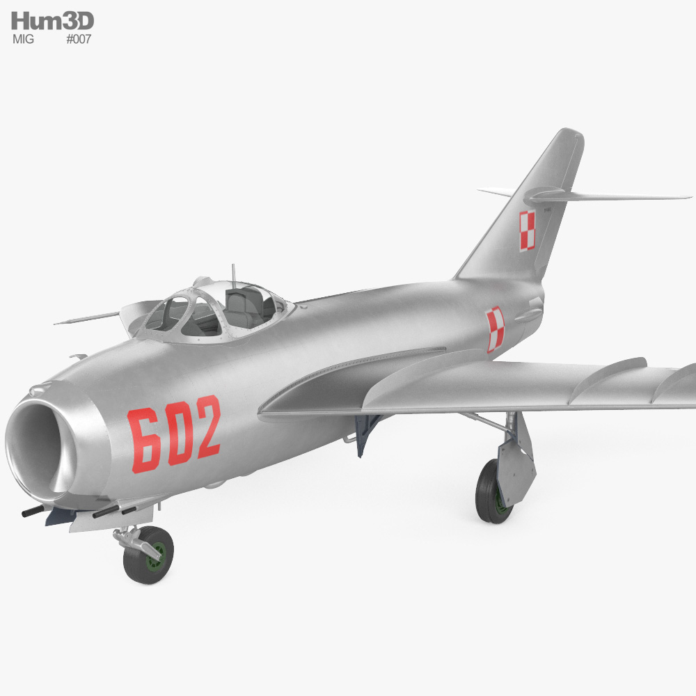 Mikoyan-Gurevich MiG-17 Modelo 3D