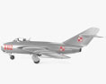 米格-17战斗机 3D模型