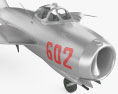 미코얀-구레비치 MiG-17 3D 모델 