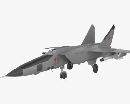 Mikoyan-Gurevich MiG-25 3D model