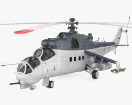 Mil Mi-35 3D 모델 