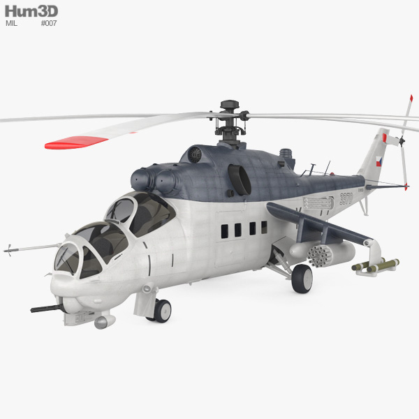 Mil Mi-35 3D model