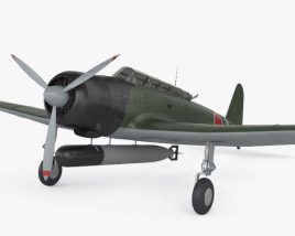 Nakajima B5N 3D model